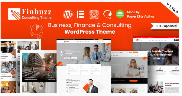Finbuzz Corporate Business WordPress Theme Finbuzz Corporate Business WordPress Theme