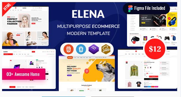 Elena Multipurpose Ecommerce Modern HTML Template Elena Multipurpose Ecommerce Modern HTML Template