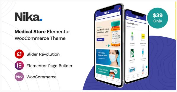 Nika Medical Elementor WooCommerce Theme Nika Medical Elementor WooCommerce Theme