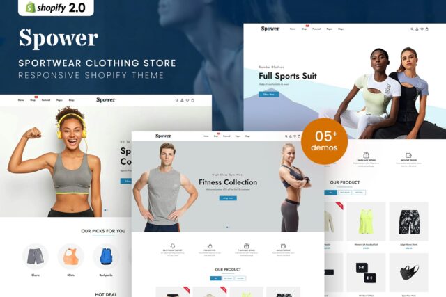 Spower Sportwear Clothing Responsive Shopify Theme Spower Sportwear Clothing Responsive Shopify Theme