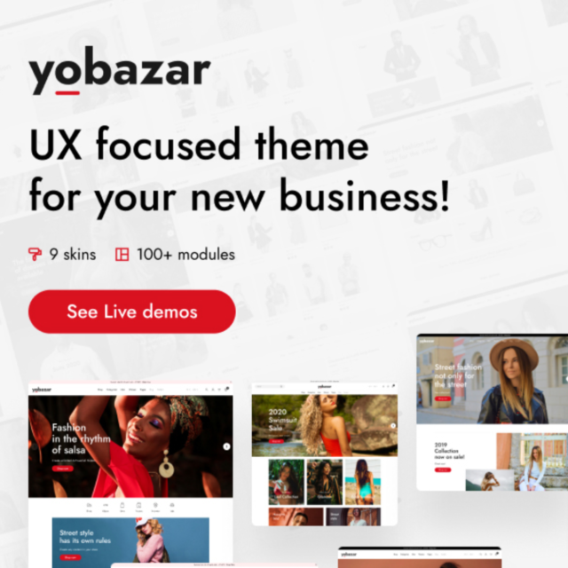 Yobazar Elementor Fashion WooCommerce Theme Yobazar Elementor Fashion WooCommerce Theme