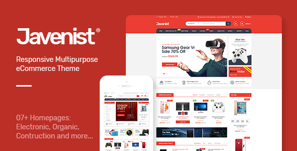 Javenist Multipurpose eCommerce WordPress Theme Javenist Multipurpose eCommerce WordPress Theme