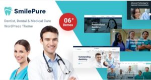 SmilePure v1.7.2 Dental & Medical Care WordPress Theme smilepure-dental-medical-care-wordpress-theme