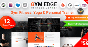Gym Edge – Fitness WordPress Theme Gym Edge Gym Fitness WordPress Theme