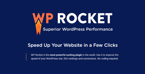 WP Rocket wordPress Cache Plugin WP Rocket wordPress Cache Plugin