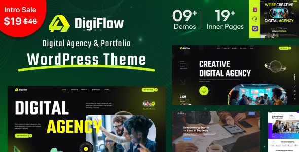 DigiFlow Digital Agency WordPress Theme DigiFlow Digital Agency WordPress Theme