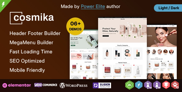 Cosmika Beauty Cosmetics & Makeup SkinCare WooCommerce WordPress Theme Cosmika Beauty Cosmetics & Makeup SkinCare WooCommerce WordPress Theme