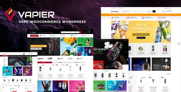 Vapier Vape Store WooCommerce WordPress Theme Vapier Vape Store WooCommerce WordPress Theme