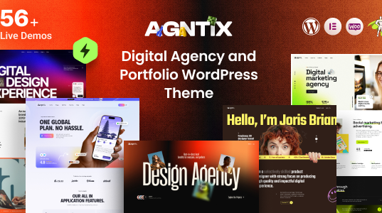 Agntix v1.1.0 Digital Agency & Creative Portfolio WordPress Theme Agntix v1.1.0 Digital Agency & Creative Portfolio WordPress Theme