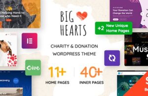BigHearts Charity & Donation WordPress Theme BigHearts Charity & Donation WordPress Theme