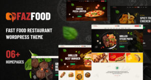 Fazfood Fast Food Restaurant WordPress Theme Fazfood Fast Food Restaurant WordPress Theme