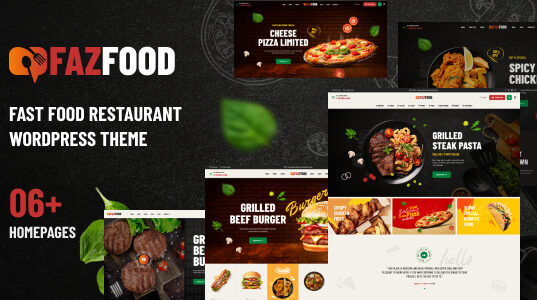 Fazfood Fast Food Restaurant WordPress Theme Fazfood Fast Food Restaurant WordPress Theme