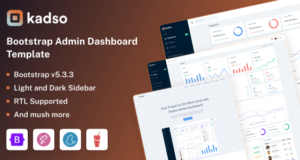 Kadso Responsive Bootstrap 5 Admin UI Kit Kadso Responsive Bootstrap 5 Admin UI Kit
