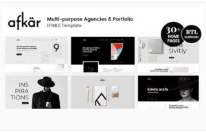 Afkar Creative Multi-Purpose HTML Theme afkar-creative-multipurpose-html-theme