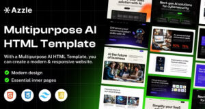 Azzle AI Technology & Startup Business Tailwind Template Azzle - AI Technology & Startup Business Tailwind Template