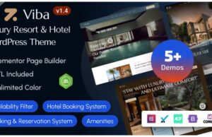 Viba Luxury Resort & Hotel Elementor WordPress Theme Viba Luxury Resort & Hotel Elementor WordPress Theme