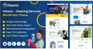 Kleanix Cleaning Service WordPress Theme kleanix-cleaning-service-wordpress-theme