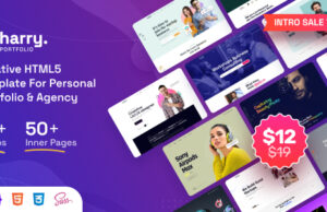 Harry Creative HTML5 Template For Personal Portfolio & Agency harry-personal-portfolio-agency-html5-template