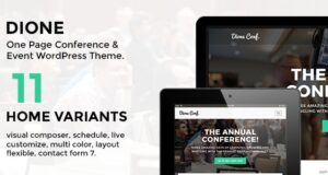 Dione Conference & Event WordPress Theme Dione Conference & Event WordPress Theme
