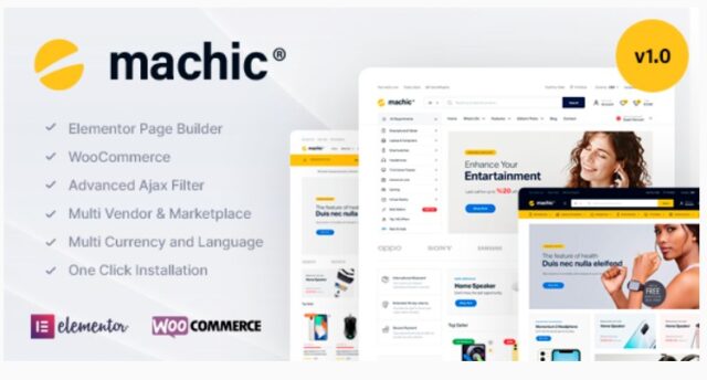 Machic Electronics Store WooCommerce Theme