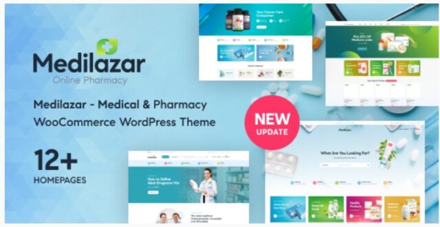Medilazar Pharmacy Medical WooCommerce WordPress Theme
